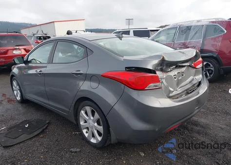 2013 Hyundai Elantra Limited from USA, damaged, VIN 5NPDH4AE3DH247873